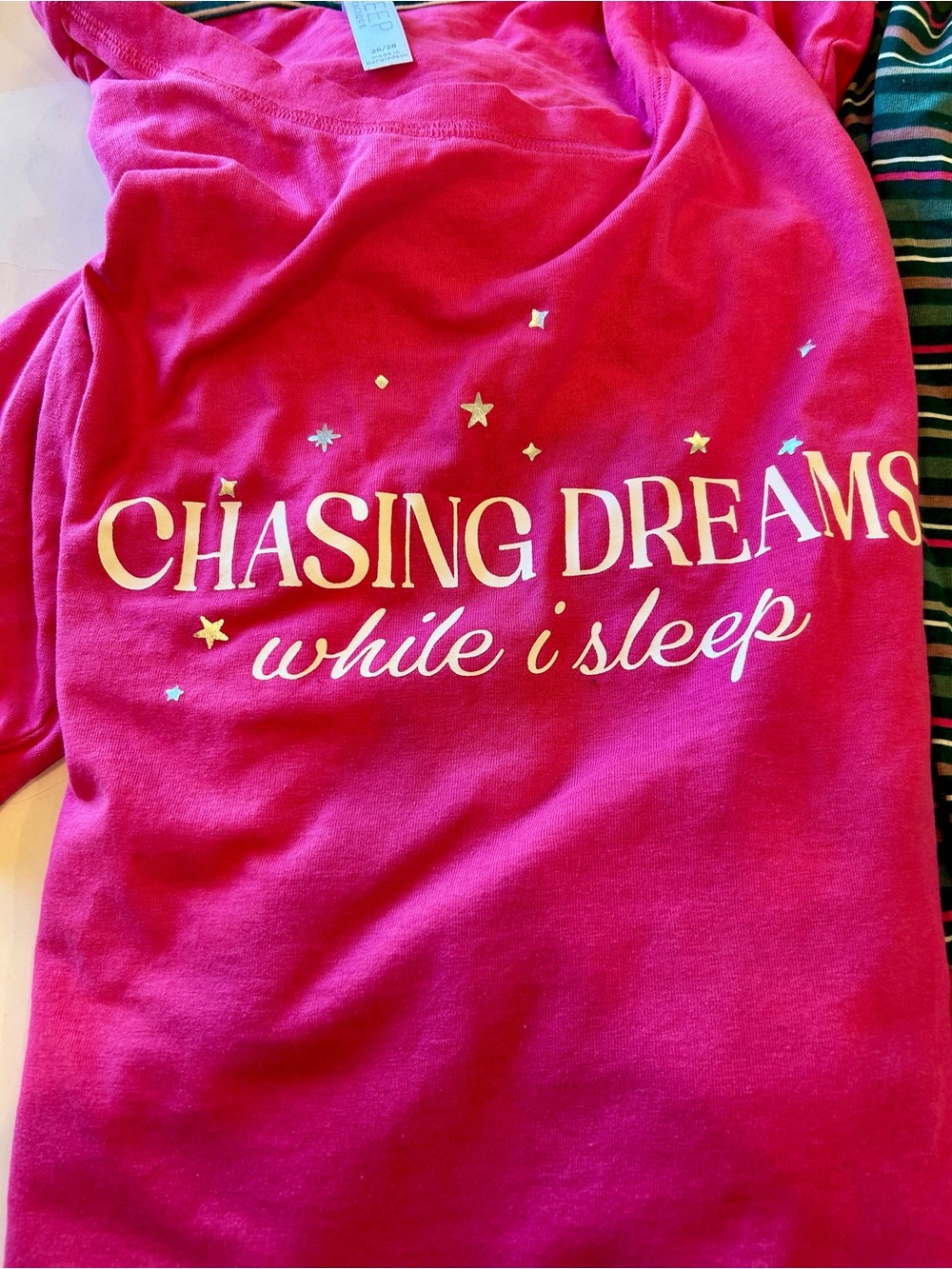 Lane Bryant Cacique Pajama Set, "Chasing Dreams While Sleeping," 26/28